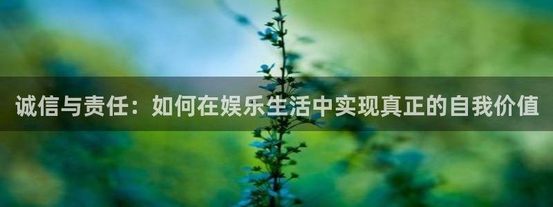 壹号top娱乐：诚信与责任：如何在娱乐生活中实现真正的自我价值